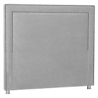 Cabeceira Casal Moscou P04 140 Cm Suede Cinza Tca 940 - 1