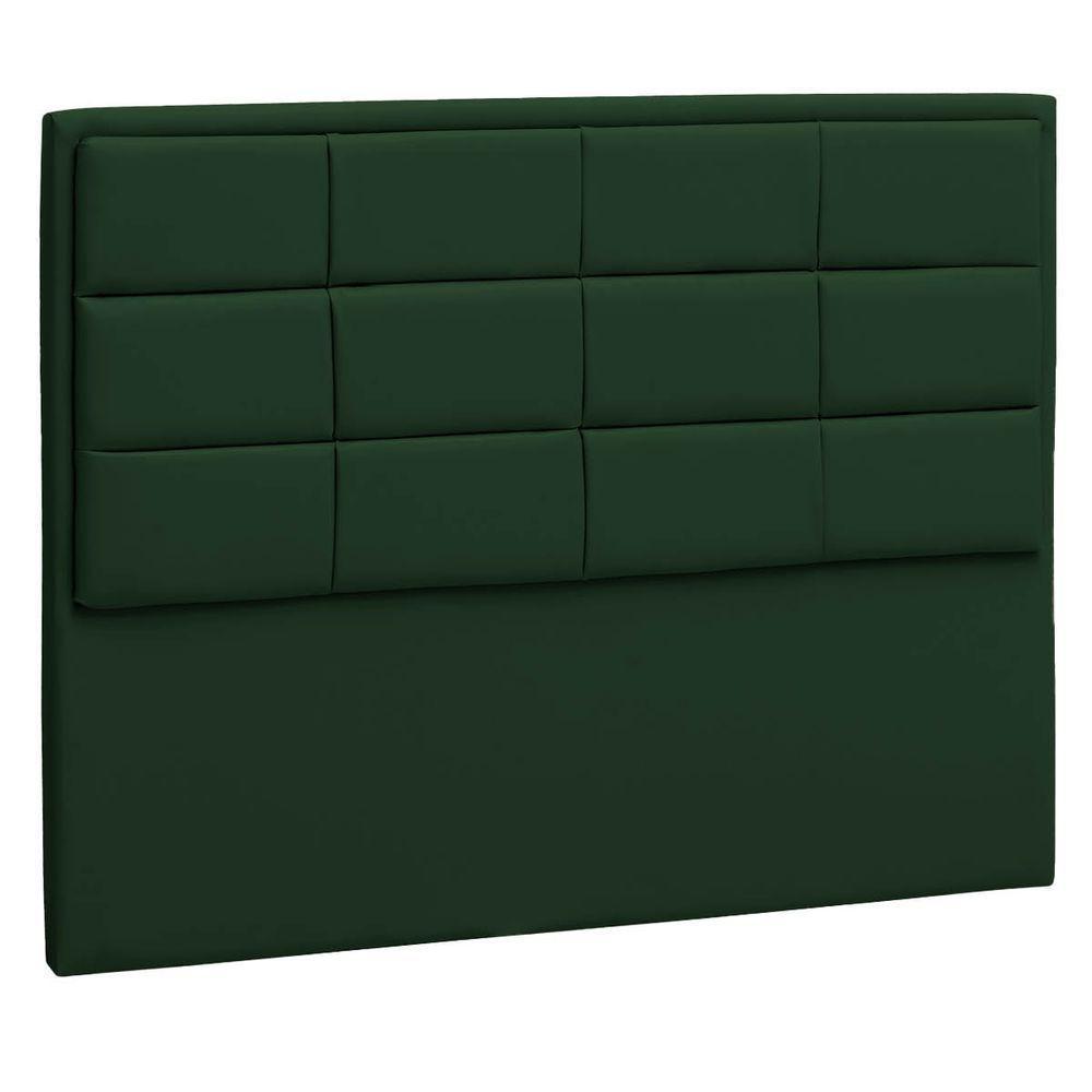 Cabeceira Casal Tallin P04 140 Cm Suede Verde Tca 947 - 1