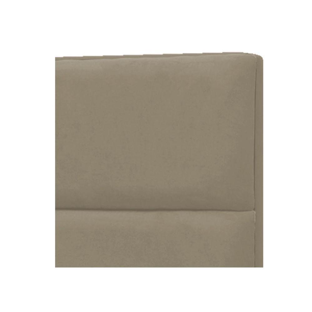 Cabeceira Casal Berlim P04 140 Cm Suede Bege Tca 941 - 2