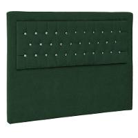 Cabeceira Casal Iasi P04 140 Cm Suede Verde Tca 947 - 1