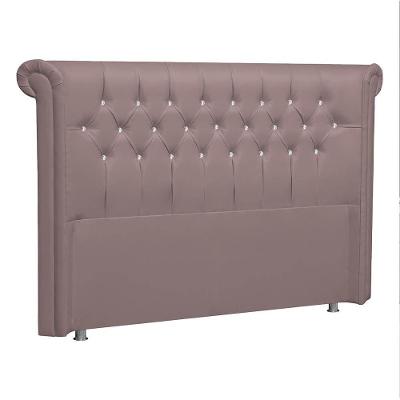 Cabeceira Casal Brescia P04 140 Cm Suede Rosê Tca 949