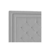Cabeceira Casal Estocolmo P04 140 Cm Suede Cinza Tca 940 - 3