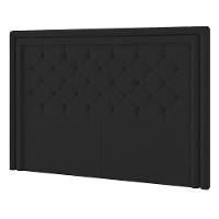 Cabeceira Casal Estocolmo P04 140 Cm Suede Preto Tca 944 - 6