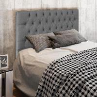 Cabeceira Queen 1,60m Amsterdã Linho Cinza - Pallazio - 3