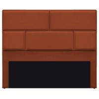 Cabeceira Solteiro Brick P02 90 Cm Para Cama Box Suede - Doce Sonho Móveis Terracota - 9