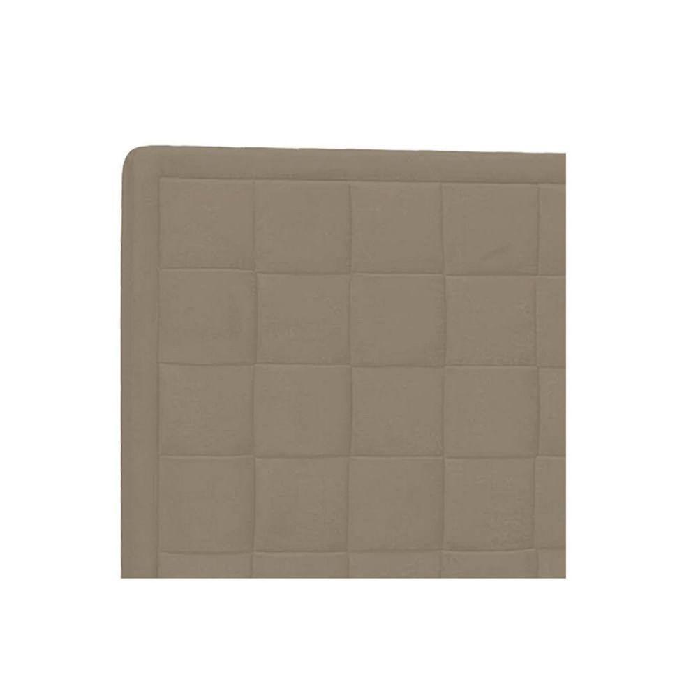 Cabeceira Casal P04 140 Cm Suede Marrom Claro Tca 945 - 3