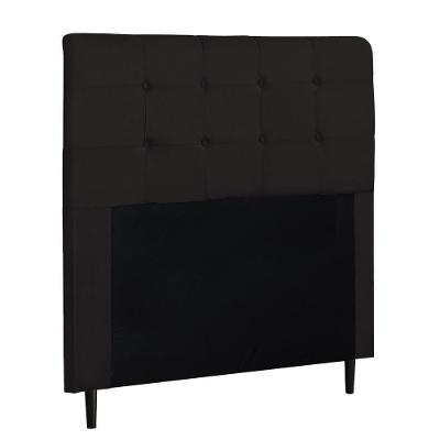 Cabeceira De Casal Queen 160Cm Luna I02 Suede Marrom