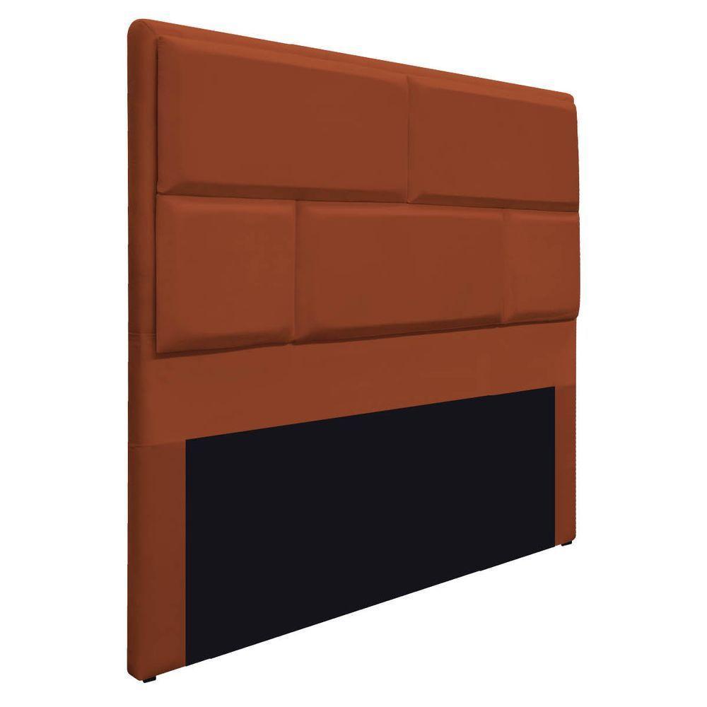 Cabeceira Queen Brick P02 160 cm Para Cama BoxTerracota - 1