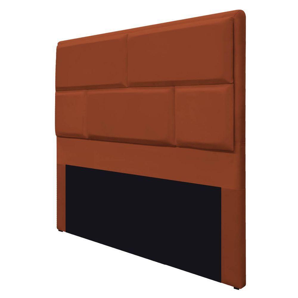 Cabeceira Queen Brick P02 160 cm Para Cama BoxTerracota - 4