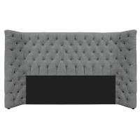 Cabeceira Queen Everest P02 160cm Para Cama Box Corano Cinza - 1