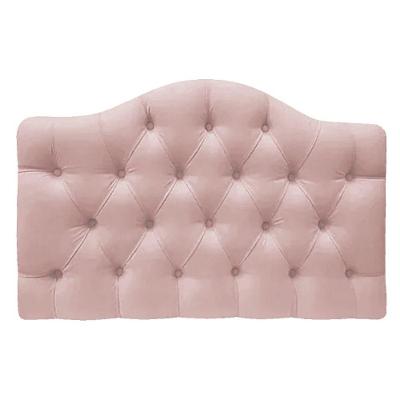 Cabeceira Suspensa Imperatriz 140 Cm Casal Suede Rosê