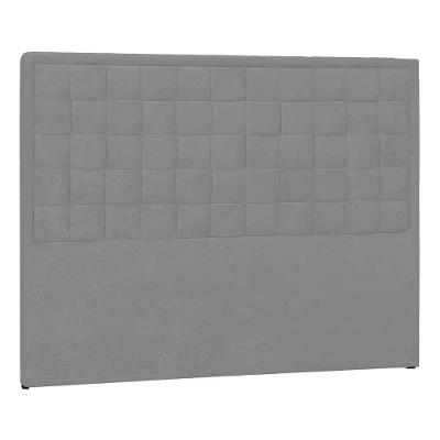 Cabeceira Casal Palermo P04 140 Cm Suede Cinza Tca 940
