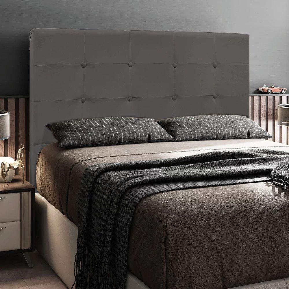 Cabeceira King 1,95m Zurique Suede Grafite - Pallazio - 3