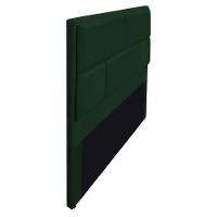 Cabeceira Queen Brick P02 160 cm Para Cama Box Suede Verde - 5
