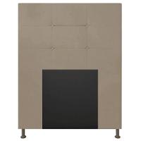 Cabeceira Solteiro 0,90m Zurique Suede - Pallazio Cor Bege - 1