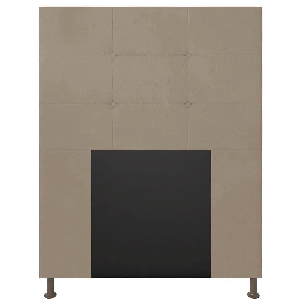 Cabeceira Solteiro 0,90m Zurique Suede Bege - Pallazio - 1