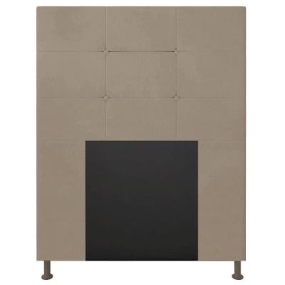 Cabeceira Solteiro 0,90m Zurique Suede Bege - Pallazio