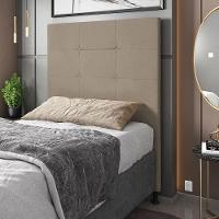 Cabeceira Solteiro 0,90m Zurique Suede Bege - Pallazio - 4