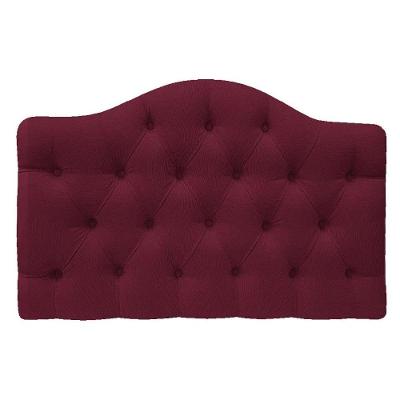 Cabeceira Suspensa Imperatriz 90 Cm Solteiro Suede Bordô