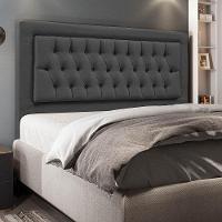 Cabeceira Casal 1,40m Maribor Linho Grafite - Pallazio - 3