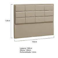 Cabeceira Queen Tallin P04 160 Cm Suede Bege Tca 941 - 9