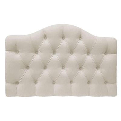 Cabeceira Suspensa Imperatriz 90 Cm Solteiro Suede Bege