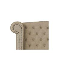 Cabeceira Queen Lyon P04 160 Cm Suede Bege Tca 941 - 3