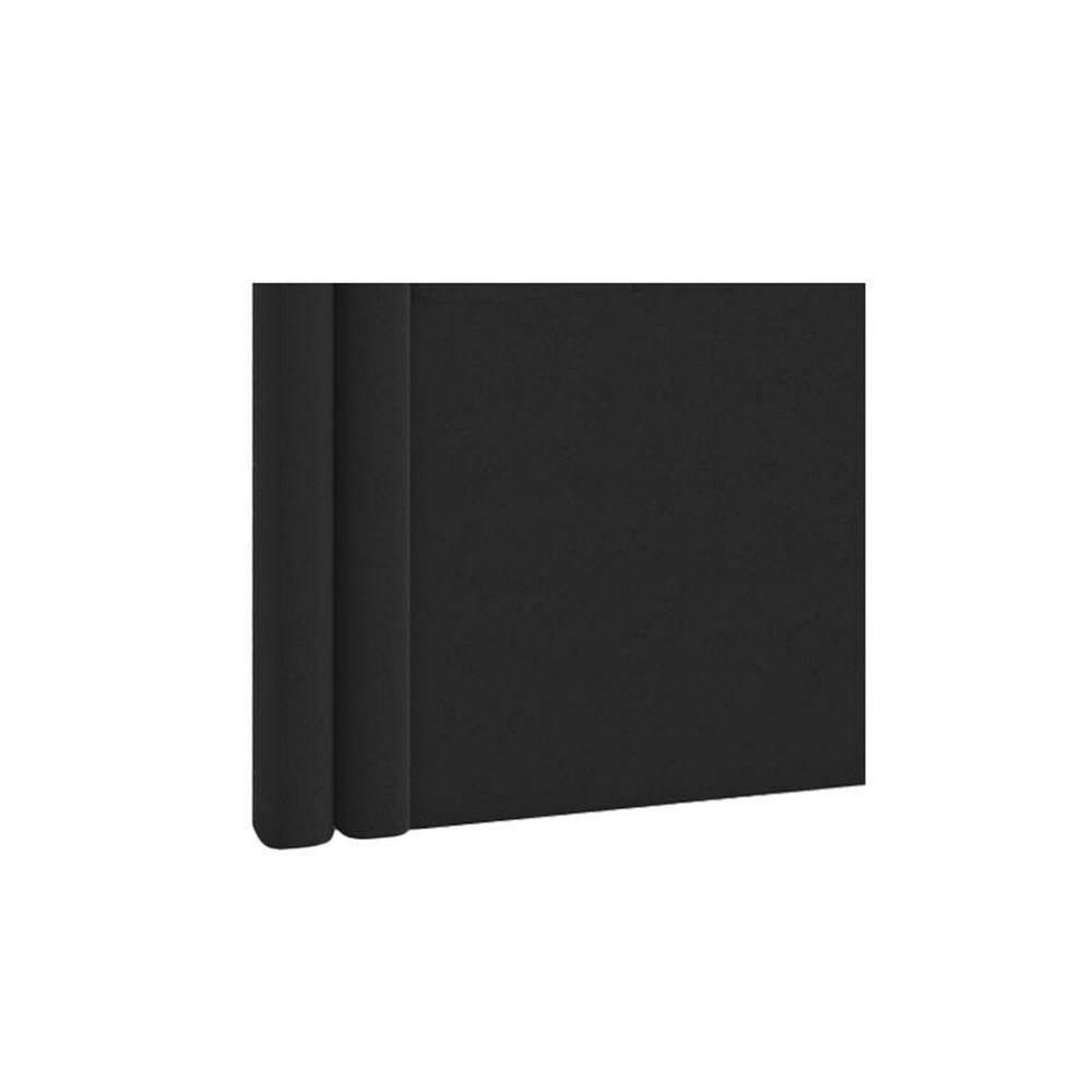 Cabeceira Queen Estocolmo P04 160 Cm Suede Preto Tca 944 - 2