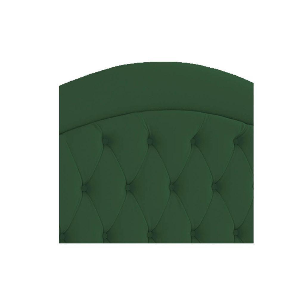 Cabeceira Casal ághata P04 140 Cm Suede Verde Tca 947 - 2