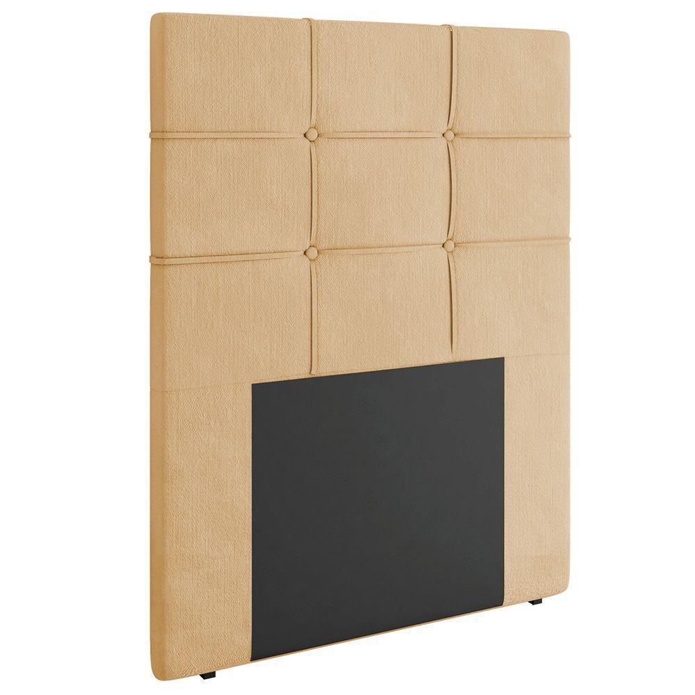 Cabeceira Solteiro 0,90m Moscou Linho - Pallazio Cor Bege - 1