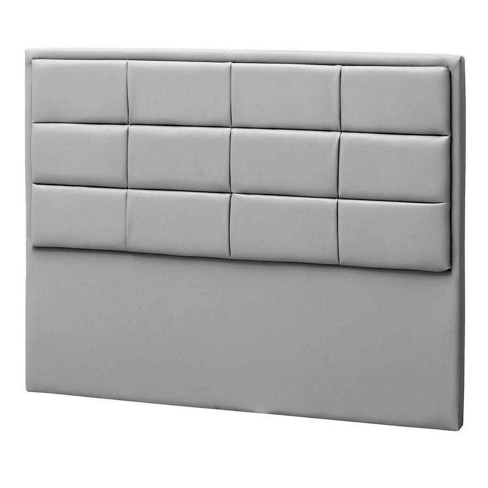 Cabeceira Casal Tallin P04 140 Cm Suede Cinza Tca 940 - 4