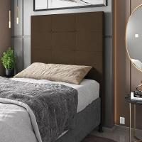 Cabeceira Solteiro 0,90m Zurique Suede - Pallazio Cor Marrom - 2