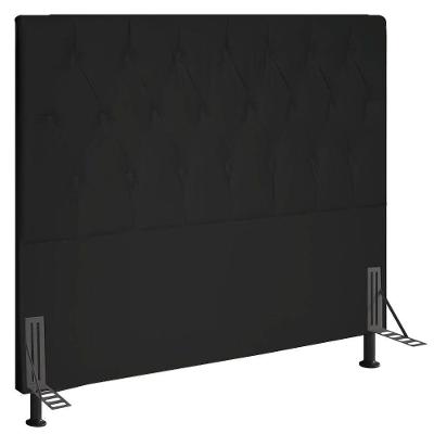 Cabeceira King 1,95m Estocolmo Corano - Pallazio Cor Preto