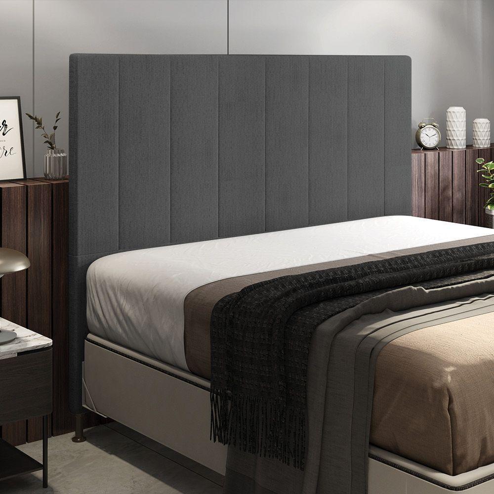 Cabeceira Queen 1,60m Munique Linho Grafite - Pallazio - 3