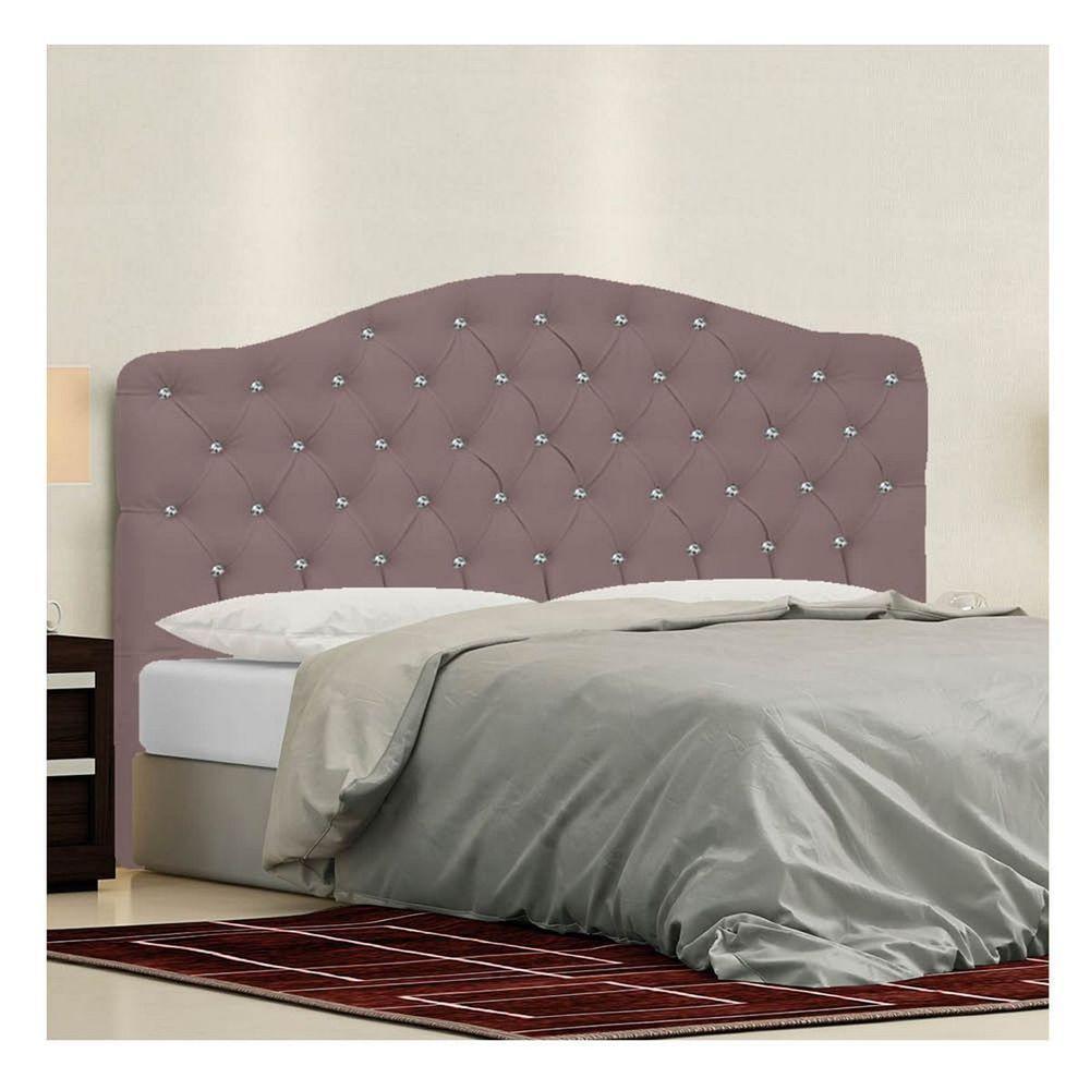 Cabeceira Solteiro Florence P04 100 Cm Suede Rosê - 6