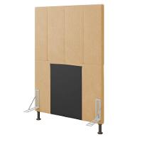 Cabeceira Solteiro 0,90m Munique Linho Bege - Pallazio - 1