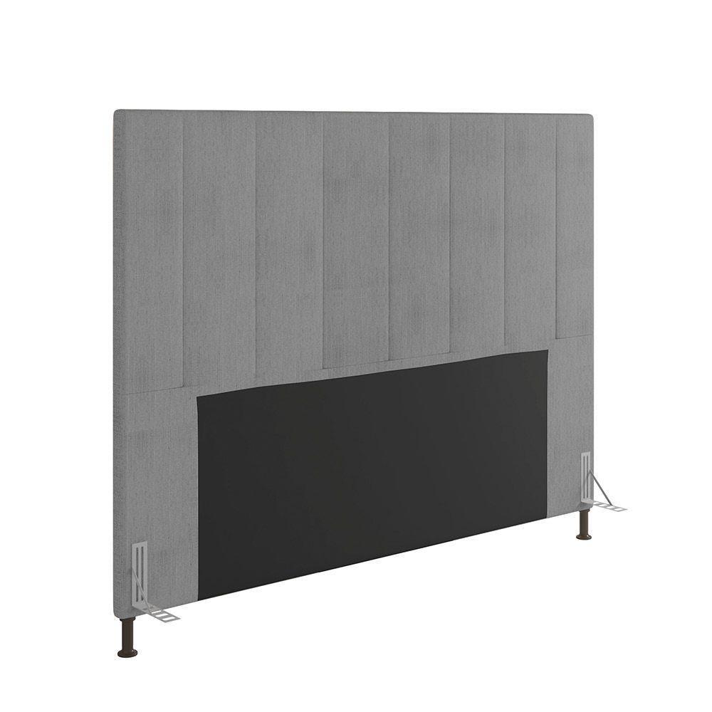 Cabeceira Casal 1,40m Munique Linho Cinza - Pallazio - 1