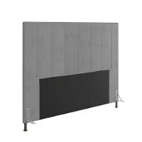 Cabeceira Casal 1,40m Munique Linho Cinza - Pallazio - 1