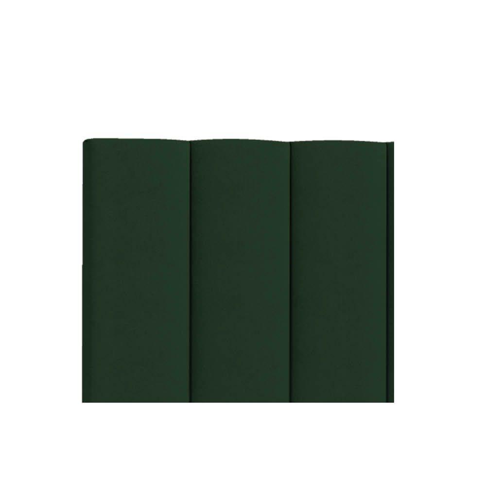 Cabeceira Solteiro Hannover P04 100 Cm Suede Verde - 3
