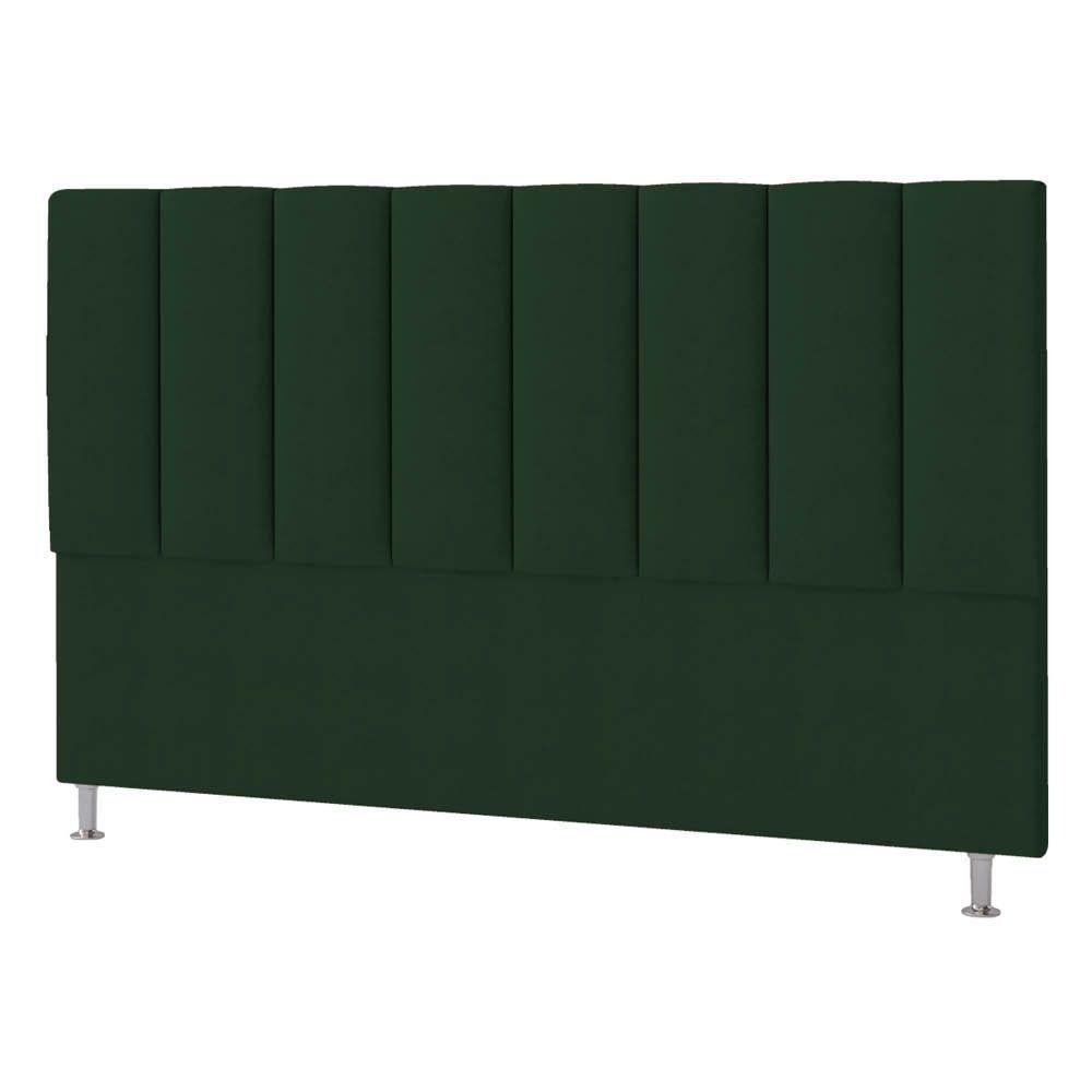 Cabeceira Solteiro Hannover P04 100 Cm Suede Verde - 4