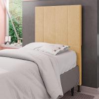 Cabeceira Solteiro 0,90m Munique Linho - Pallazio Cor Bege - 3