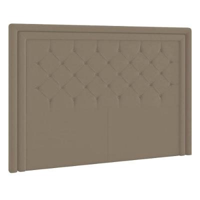 Cabeceira Solteiro Estocolmo P04 90 Cm Suede Marrom Claro
