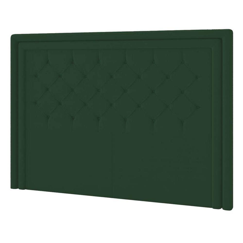 Cabeceira Casal Estocolmo P04 140 Cm Suede Verde Tca 947 - 4