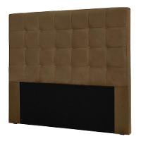 Cabeceira Queen 1,60m Santiago Suede Caramelo - Pallazio