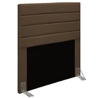 Cabeceira Solteiro 0,90m Friburgo Suede - Pallazio Cor Marrom - 1