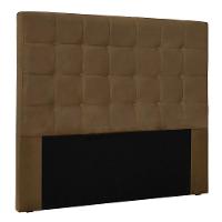 Cabeceira Queen 1,60m Santiago Suede - Pallazio Cor Caramelo - 1