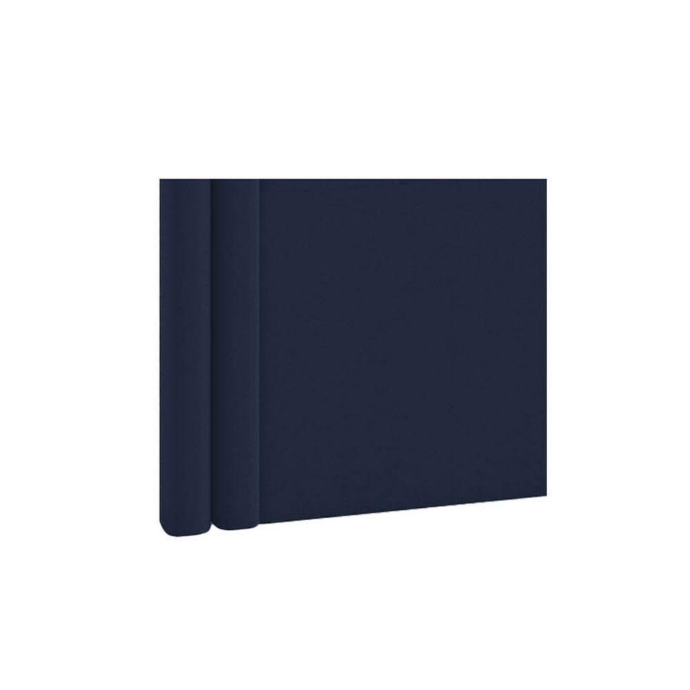 Cabeceira Solteiro Estocolmo P04 90 Cm Suede Azul Marinho - 2