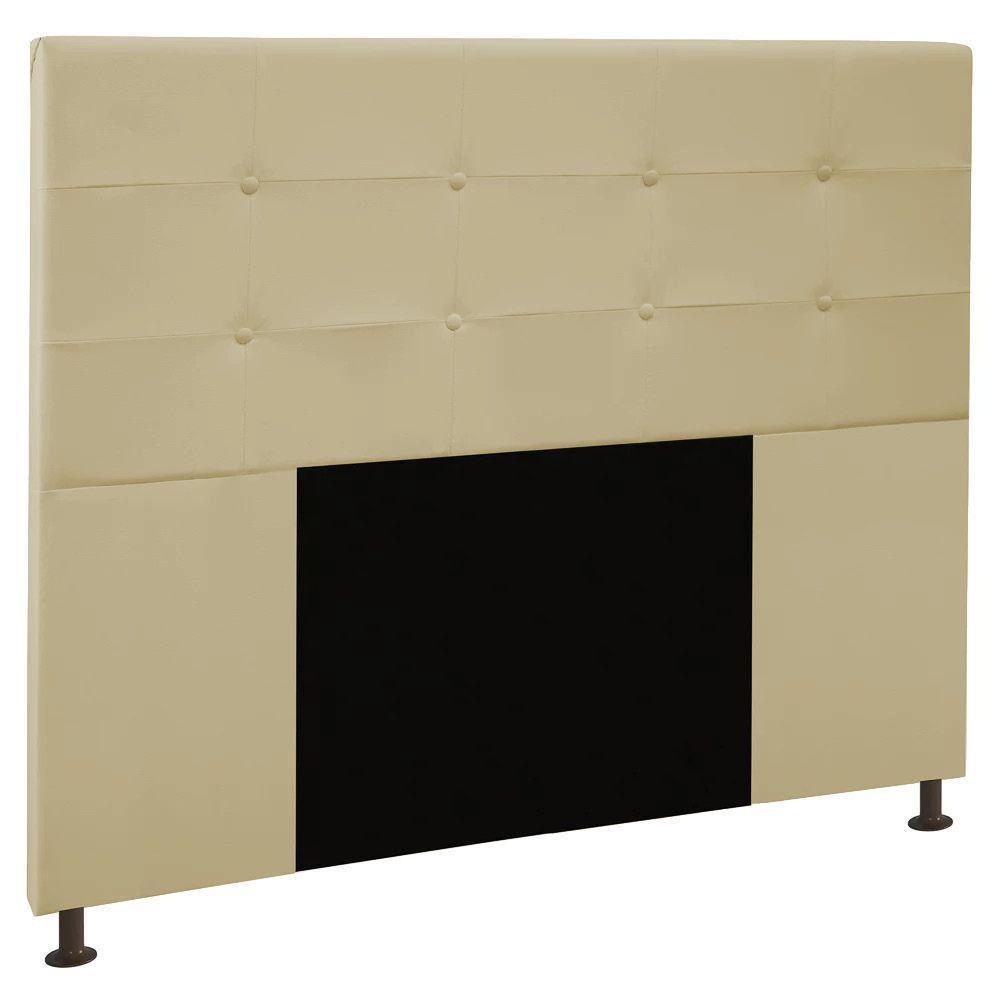 Cabeceira Casal 1,40m Zurique Corano - Pallazio Cor Bege - 1