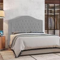 Cabeceira Casal ághata P04 140 Cm Suede Cinza Tca 940 - 6