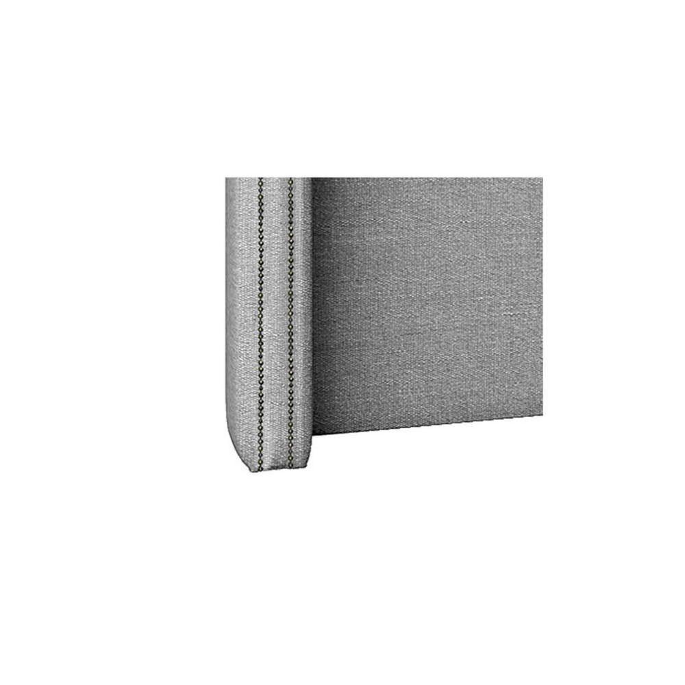 Cabeceira Casal Lyon P04 140 Cm Suede Cinza Tca 940 - 2